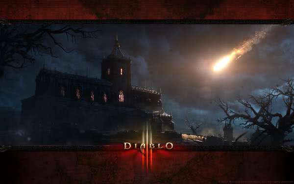 Diablo 3 Wallpaper, Thristram Kathedrale