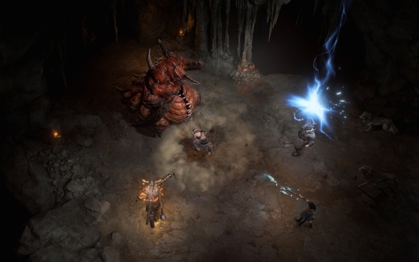 Gameplay-Videos vom Barbaren, Zauberer und Druiden aus Diablo 4