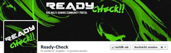 ReadyCheck Facebook-Seite