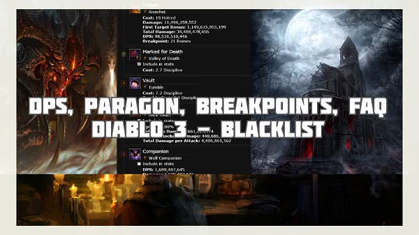 Blacklist - Paragon, DPS, Breakpoints
