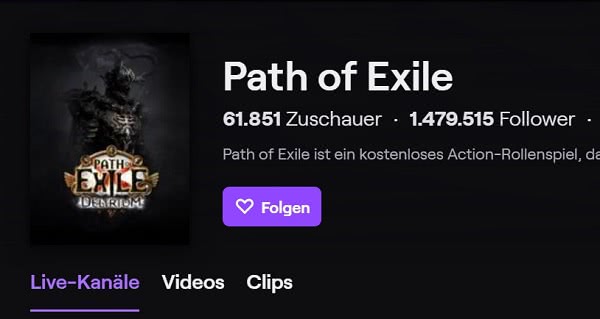 Path of Exile on Twitch