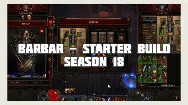 Barbar: Starter Build für Season 18