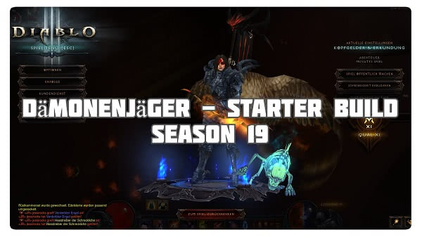 Dämonenjäger: Starter Build Season 19