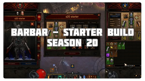 Barbar: Starter Build für Season 20